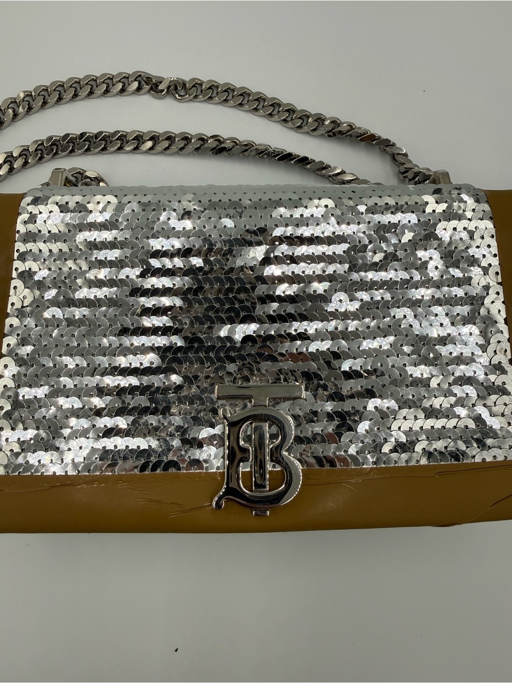 Burberry TB Sequined Runway Bag - Picture 5 of 11